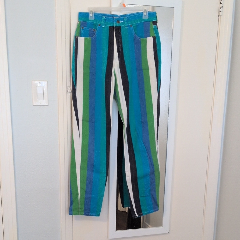 Vintage Striped Multicolor Pants